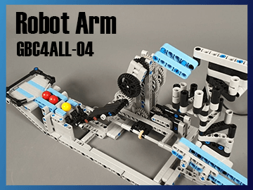 Robot Arm - LEGO GBC module - GBC4ALL series #04 - LEGO Great Ball Contraption on Planet GBC