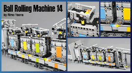 LEGO Great Ball Contraption - GBC Ball Rolling Machine 14 - Rimo Yaona - building instructions -Planet GBC