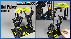 Ball Picker - LEGO GBC module in closed circuit - GBC Power Loop series #01 - a LEGO ball machine that is so easy to build with kids - Great Ball Contraption on Planet GBC