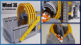 LEGO Great Ball Contraption - Wheel 36 - Building Instructions - mickthebricker | planet GBC