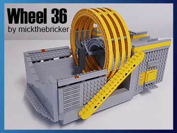 LEGO Great Ball Contraption - Wheel 36 - Building Instructions - mickthebricker | planet GBC