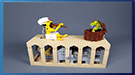 LEGO Automata - Snake Charmer by TonyFlow76 | a fakir and a snake basket in LEGO | building instructions and ready-to-build LEGO kit available on Planet GBC