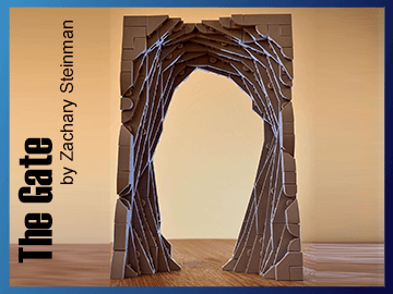 LEGO Artistic MOC - The Gate designed by Zachary Steinman | FREE Building Instructions and kits available on Planet GBC