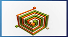 The LEGO Cube Swirl Variation is a beautiful art object in LEGO bricks designed by Zachary Steinman. This beautiful moc is exposed in the masterpiece gallery in 2023 and 2024 from the LEGO house in Billung (Denmark) | instructions available on Planet GBC