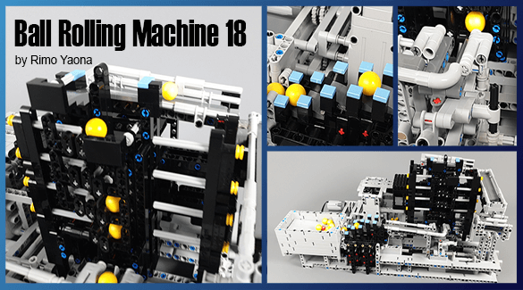 LEGO Great Ball Contraption - GBC Ball Rolling Machine 18 - Rimo Yaona - building instructions -Planet GBC