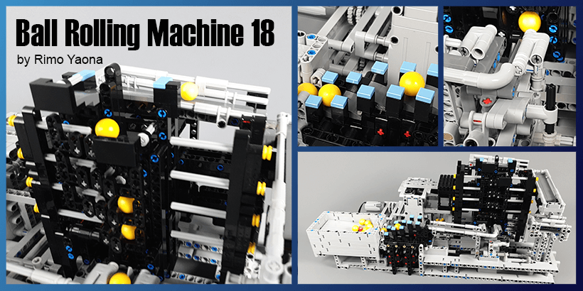 LEGO Great Ball Contraption - GBC Ball Rolling Machine 18 - Rimo Yaona - building instructions -Planet GBC