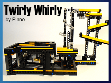 LEGO Great Ball Contraption - Twirly Whirly - designed by Pinno | Planet GBC