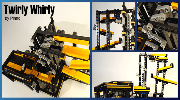 LEGO Great Ball Contraption - Twirly Whirly - designed by Pinno | Planet GBC