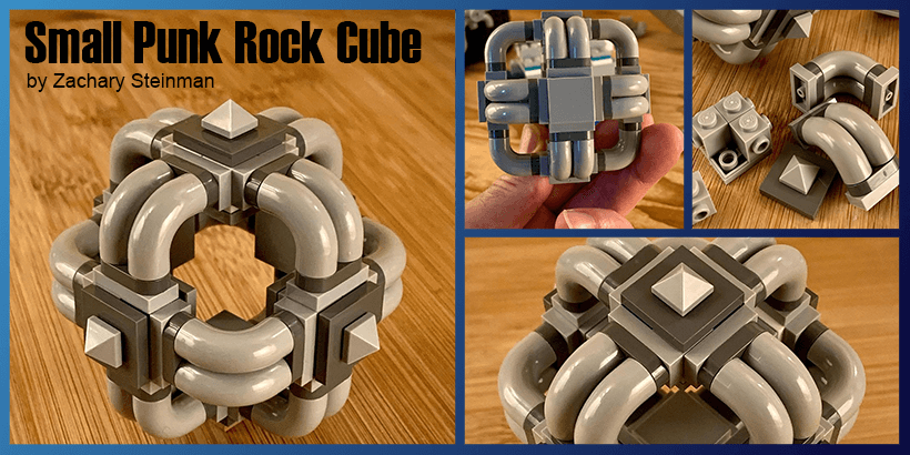 LEGO MOC Small Punk Rock Cube, a beautiful lego artistic creation inspired from sci-fi movies designed by Zachary Steinman - Planet GBC