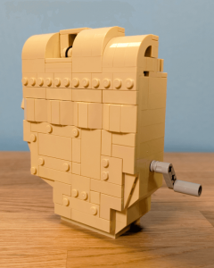 LEGO Automaton Flipping the Brick, an amazing animated mechanical machine designed by DavidBuildsTheBricks | building instructions and kits available on Planet GBC
