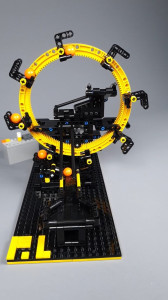Yellow Wheel is the second LEGO Great Ball Contraption module from the GBC Power Loop series | LEGO ball machines miniloop are available on Planet GBC