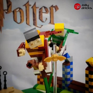 Quidditch! a LEGO Harry Potter Automaton, designed by Jolly 3ricks | Planet GBC