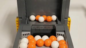 LEGO Great Ball Contraption - Gear Rack Elevator designed by mickthebricker - GBC module with building instructions | kits available on Planet GBC