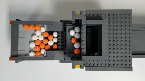 LEGO Great Ball Contraption - Gear Rack Elevator designed by mickthebricker - GBC module with building instructions | kits available on Planet GBC