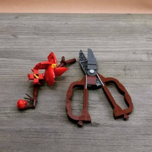 LEGO MOC Cherry Blossom Ikebana, a beautiful botanical creation | designed by Picea - building instructions and kits available on Planet GBC