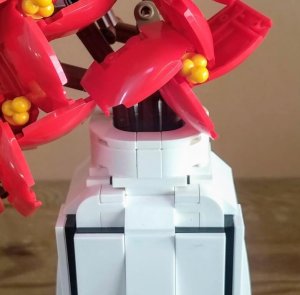 LEGO MOC Cherry Blossom Ikebana, a beautiful botanical creation | designed by Picea - building instructions and kits available on Planet GBC