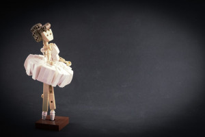 LEGO MOC - Ballerina Dancer - a beautiful creation with an opera dancer dansing ballet - this LEGO design is now displayed in the Masterpiece Gallery from the LEGO House in Billung (Denmark) | designed by Rickard Stensby