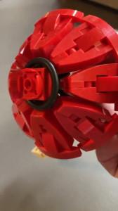 LEGO Automaton - Red Dress Dancer - a Flamenco dancer with a beautiful red dress - designed by Rickard Stensby LEGO Masters Sweden - instructions available on Planet GBC