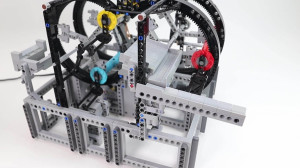 LEGO Great Ball Contraption - Mitsuami, a LEGO GBC inspired from LEGO Braid machines, designed by Takanori Hashimoto