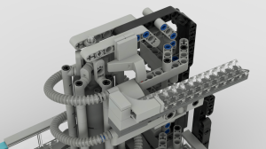 LEGO GBC - Marble run Machine (GBC module) Variable Speed Geneva Disk - Takanori Hashimoto | instructions available on Planet GBC