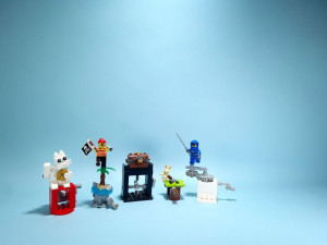 5 funny LEGO Automaton designed by TonyFlow76, with FREE building instructions and kits