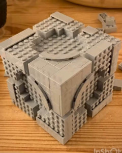 LEGO MOC - 6x6 Dish Cube, an amazing LEGO cube designed by the talented Zachary Steinman | building instructions and LEGO kits available on Planet GBC