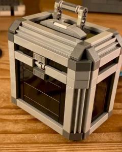 LEGO MOC - DJ Record Case | a beautiful box made with only LEGO bricks to sort your vinyl | designed by Zachary Steinman