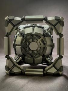 LEGO MOC ExoCube, a beautiful LEGO Cube with some SciFi and artistic vibes | designed by Zachary Steinman - building instructions and kits available on Planet GBC